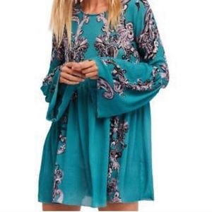 Free People Bell Sleeve Tunic Size XS